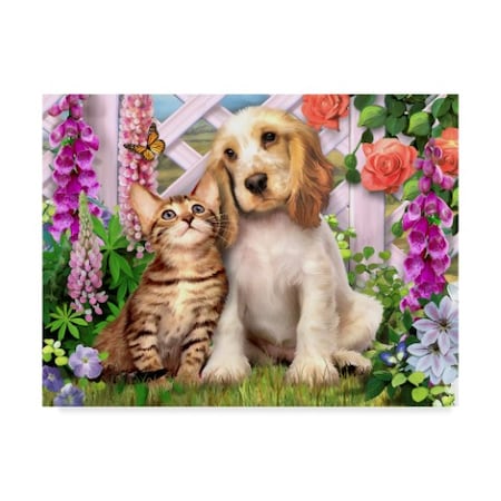 Howard Robinson 'Cats And Dogs' Canvas Art,14x19